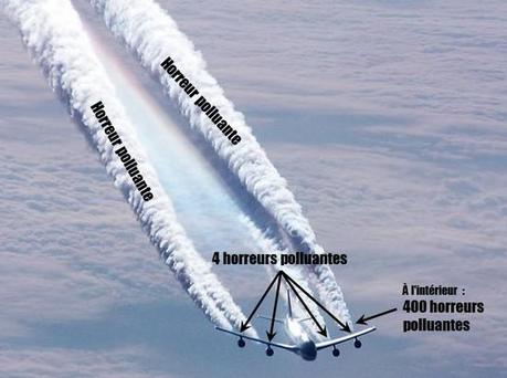 Faire du ciel un lieu tout propre contrails horreurs polluantes
