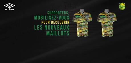Avec Umbro, 1 like et vous découvrez le nouveau maillot de Nantes!