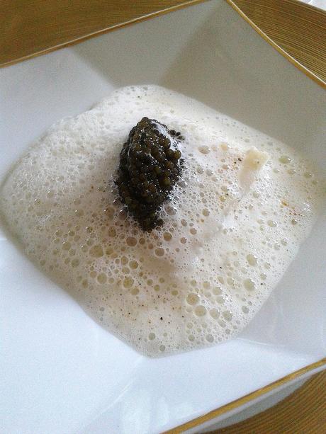 Barcaviar asperges au lait ribot de mon enfance © P.Faus 