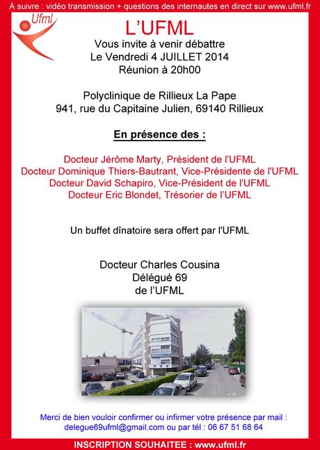 Réunion régionale le 4 Juillet 2014 à Lyon – UFML