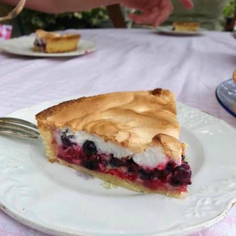 Tarte meringuée au cassis r