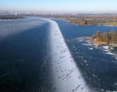 Patinage sur le Paterswoldsemeer – Pays-Bas Paterswoldsemeer 01