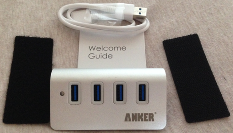 Test : Hub Anker 4 ports USB en aluminium Hub Anker 4 ports USB 1024x588