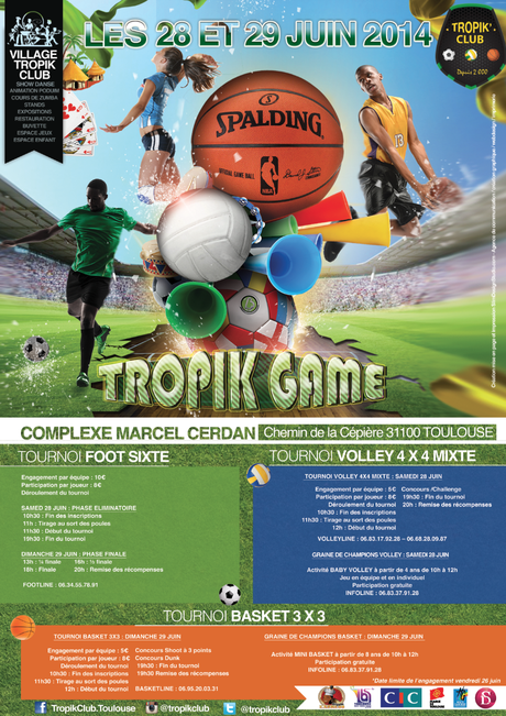 Tropik Game- 28 et 29 juin 2014, Toulouse