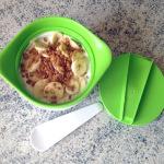 Bento fromage blanc, bananes, speculoos Bento fromage blanc, bananes, speculoos