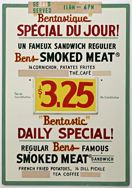 You know @SchwartzsDeli @Reubensmtl and @Lesters_Deli, now discover or rediscover Ben’s at @MuseeMcCord #SouvenirBensMcCord #Montreal #Delicatessen #smokedmeat J. M2008.8.64.1-2-P1
