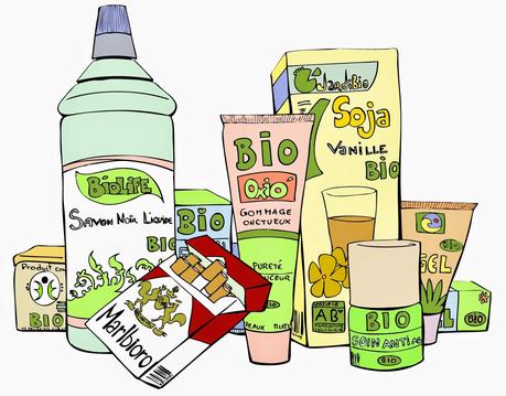un consommateur qui n’achète que des produits bio pour consommer sainement.