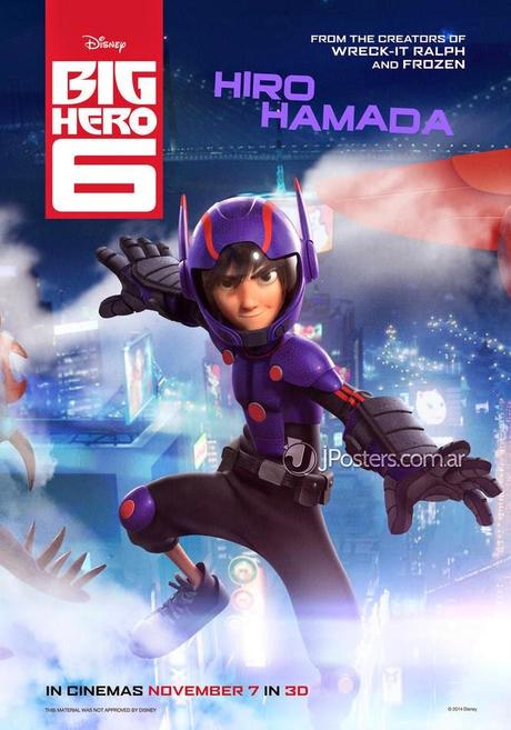 MOVIE | Big Hero 6 : Les héros du nouveau Disney/Marvel s'affichent ! MOVIE | Big Hero 6 : Les héros du nouveau Disney/Marvel s'affichent !