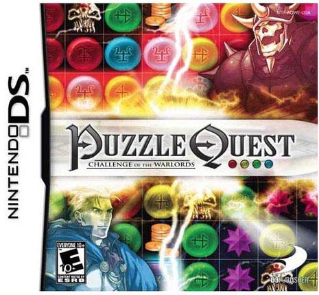 Jaquette du jeu nintendo DS Puzzle quest : challenge of the warlords