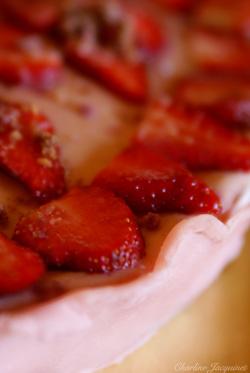 Pink Cheesecake, so girly - Amande Fraises Framboises façon crumble - Fête des mères heureuse ! cheesecake_4.jpg