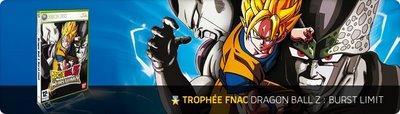 Trophée Fnac Dragon Ball Z Burst Limit