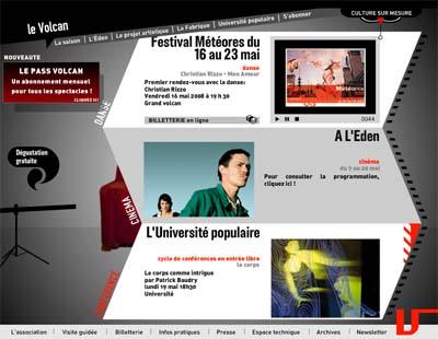 Festival de danse Météores du 16 au 23 mai 2008 au Havre volcan.jpg