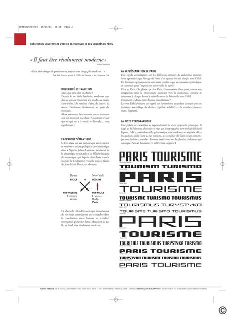 Comment je me suis fait schtroumpfer dans une compétition portant sur l’identité visuelle de l’office de tourisme de Paris (ou ma vie professionnelle :-)