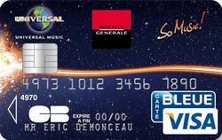 La SocGen et Universal lancent une carte bancaire avec .. téléchargements illimités