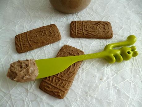 pâte à tartiner diététique aux speculoos complets et avec inuline (sans sucre) P1120794
