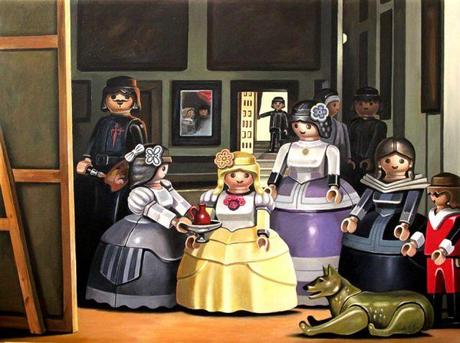 Art : Les tableaux célèbres revisités par Pierre-Adrien Sollier Les Ménines, Velasquez
