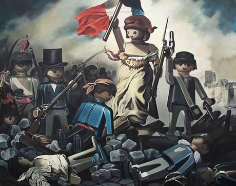 Art : Les tableaux célèbres revisités par Pierre-Adrien Sollier Le radeau de la méduse, Géricault