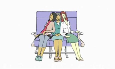 Les 10 positions du sommeil en avion Demetri-Martin-airplane-sleeping-positions03