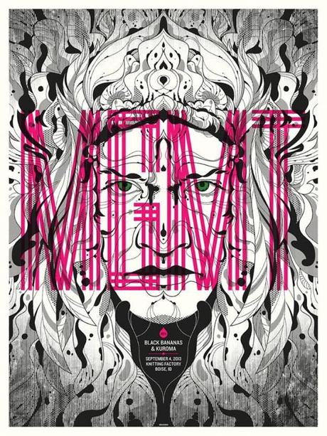 #ArtMTL #MusicMTL La @YLgallery et @Osheaga Arts présente Musique sur Papier 4: Une Exposition d’affiches de concert 10443386_10152901876144606_3808360675182716551_n
