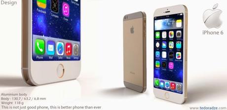 Un nouveau concept d'iPhone 6 très proche de la réalité Un nouveau concept d'iPhone 6 très proche de la réalité