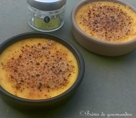 Crème brûlée à la gelée de Muscat Crème brûlée à la gelée de Muscat