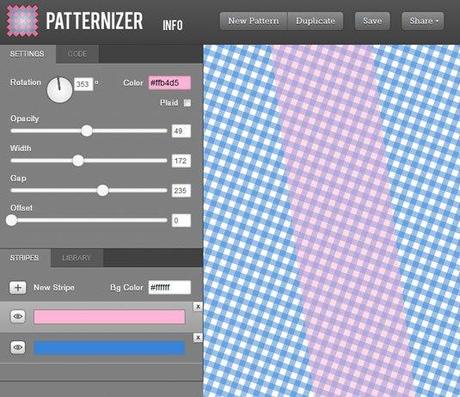 20 outils web design sous-estimés patternizer