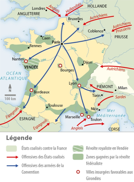 Docu-film sur la Guerre de Vendée (1793-1796) Girondisme 1793