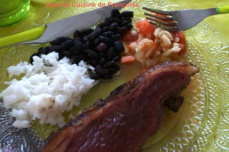 Repas sur le thème du Brésil ou comment le Foot était sur ma terrasse DSC07142