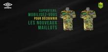 Dispositif digital d'Umbro pour le nouveau maillot de Nantes