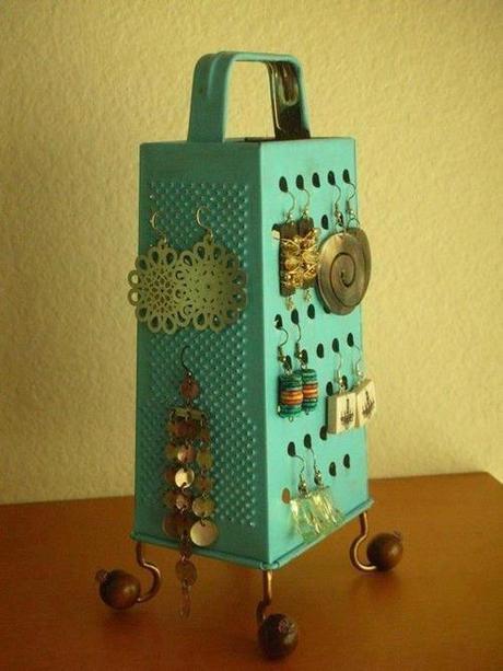 Idées pour recycler une râpe à fromage rape à fromage bijoux