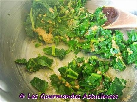 Omelette et ses déclinaisons vertes (roquette, chou, petits pois)