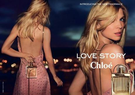 Clémence Poésy, sublimissime dans la nouvelle campagne du nouveau parfum Chloé, Love Story...