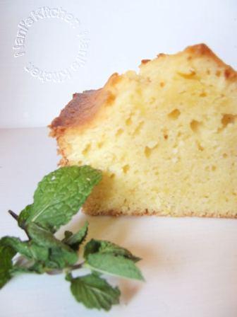 cake madeleine citron menthe  (5)
