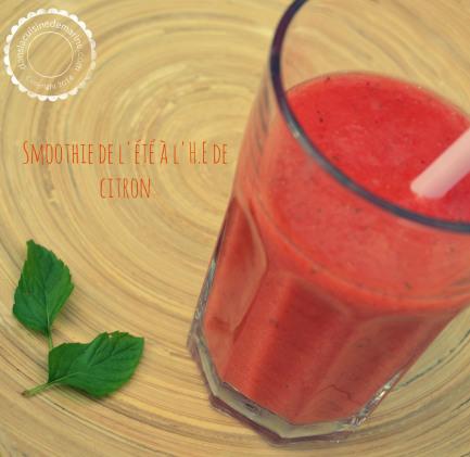 Smoothie de l’été à l’H.E de citron (+ version Thermomix) Smoothie de l'été
