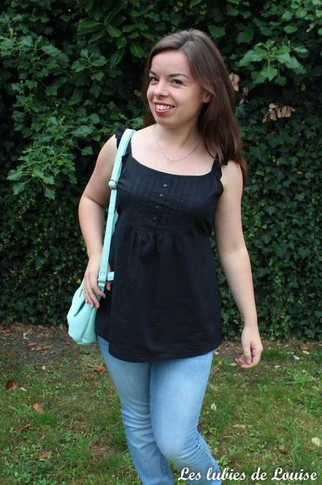 Mission petit tops d’été – n°1 Top noir new Look - Les lubies de louise