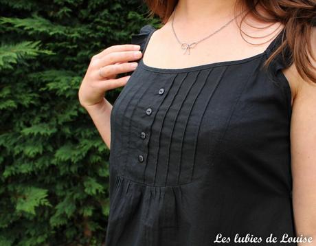 Mission petit tops d’été – n°1 Top noir new Look - Les lubies de louise-13