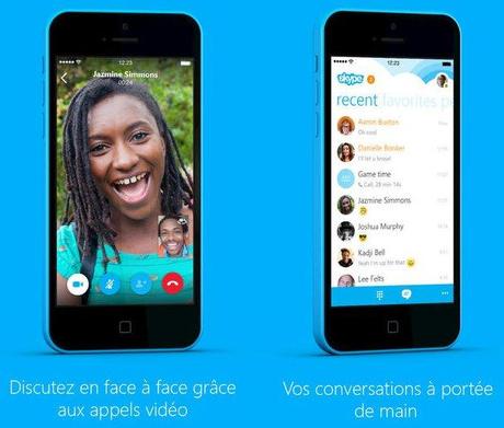 Skype pour iPhone : retour des messages vocaux Skype 5.0