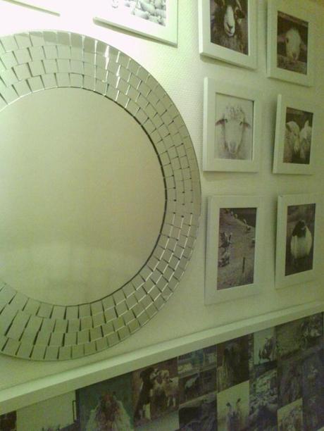 Décorer les wc miroir et cadres WC zalinka