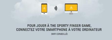 photo the sporty finger game le coq sportif jeu application 2