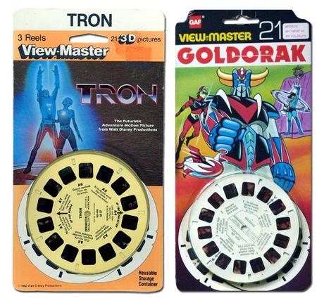 Vos clichés Instagram sur une visionneuse à disque des années 80 ViewMaster-TROn-Goldorak-golem13