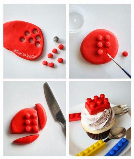 Lego en pâte Fimo bijoux gourmands