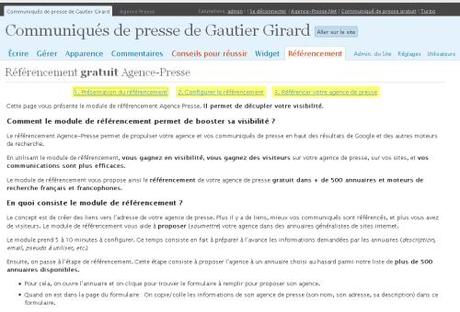 Référencement gratuit de votre agence de relations presse Référencement gratuit de votre agence de relations presse