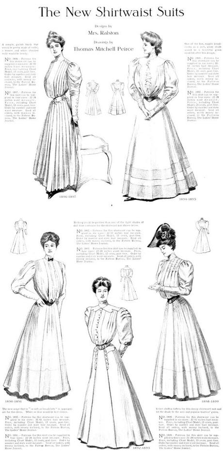 La Gibson Girl : icône américaine de la Belle Epoque 1905 Print Shirtwaist Suits Dress Skirt Ralston Gown