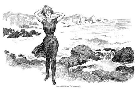 La Gibson Girl : icône américaine de la Belle Epoque Of-course-there-are-mermaids---Gibson.jpg