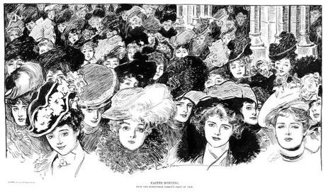 La Gibson Girl : icône américaine de la Belle Epoque Easter-Morning---From-the-Susceptible-Parson-s-Point-of-Vie.jpg