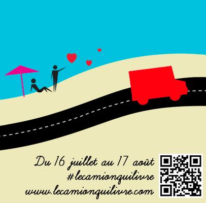 Le camion qui livre vacances plage livre de poche lecture été camion rouge #lecamionquilivre 