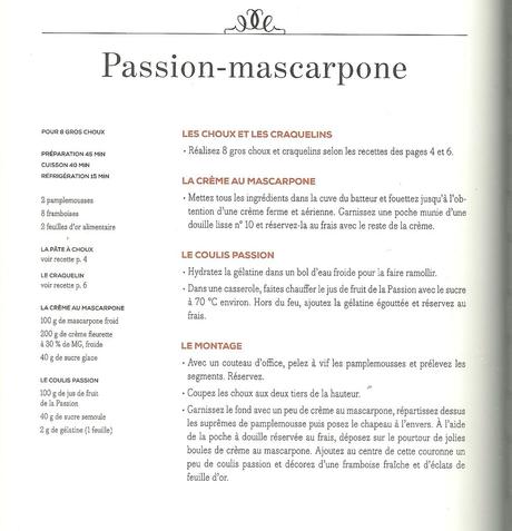 Profiteroles Passion-mascarpone de Philippe Urraca