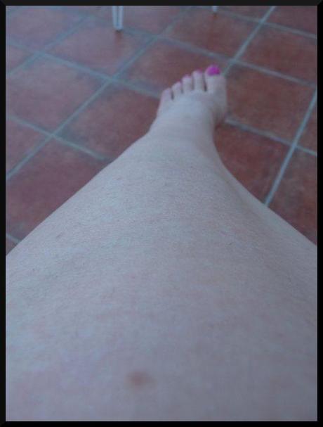 ₪ MEHITSA ₪ Se faire voir chez les Grecques… Ma peau de jambe AVANT application de l'huile