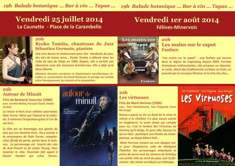 Cinézik pendant l’été Cinézik 1ère page