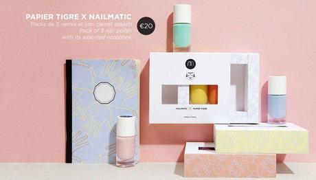 Nailmatic, les vernis qui montent! Nailmatic x Papier Tigre